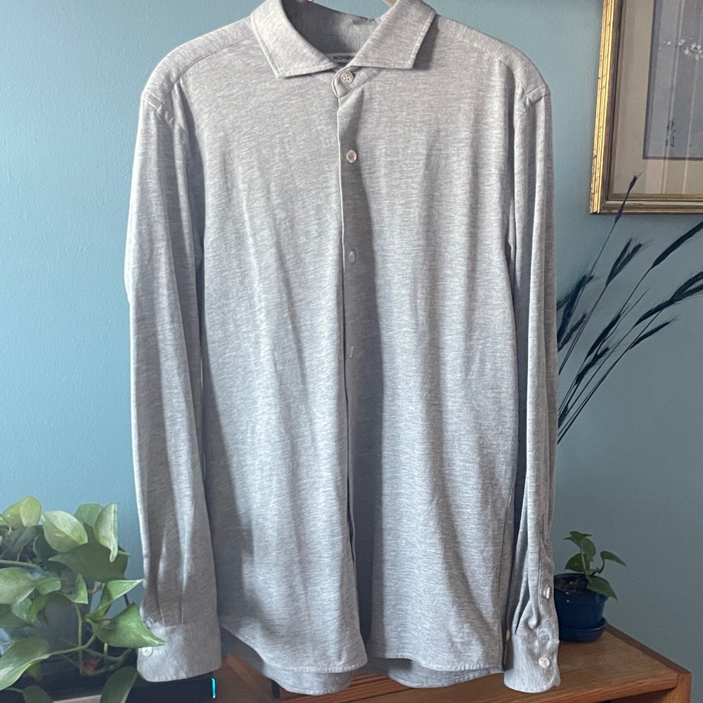 NOHOW knit button up shirt